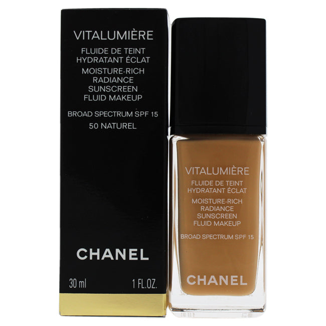 Chanel Vitalumiere Fluide Makeup SPF 15 - # 50 Naturel by Chanel for Women - 1 oz Makeup