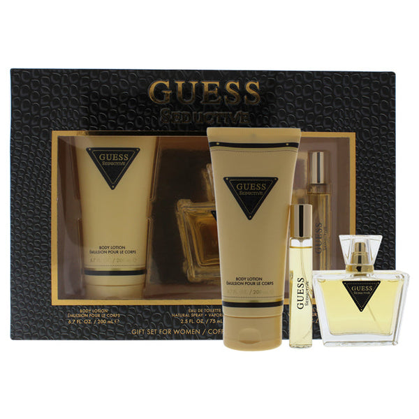 Guess Guess Seductive by Guess for Women - 3 Pc Gift Set 2.5oz EDT Spray, 0.5oz EDT Spray 6.7oz Body Lotion
