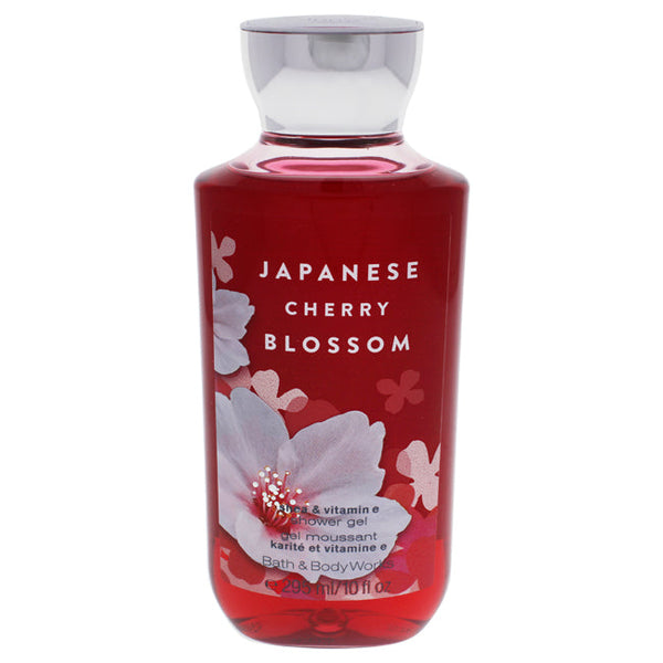 Bath & Body Works Japanese Cherry Blossom by Bath and Body Works for Women - 10 oz Shower Gel