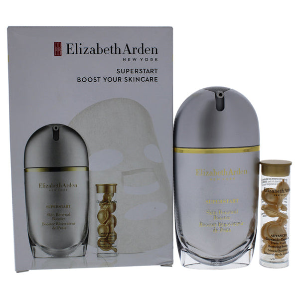 Elizabeth Arden Superstart Boost Your Skincare Set by Elizabeth Arden for Women - 3 Pc 1oz Skin Renewal Booster, 0.6oz Probiotic Mask, 0.11oz Advanced Ceramide Capsules