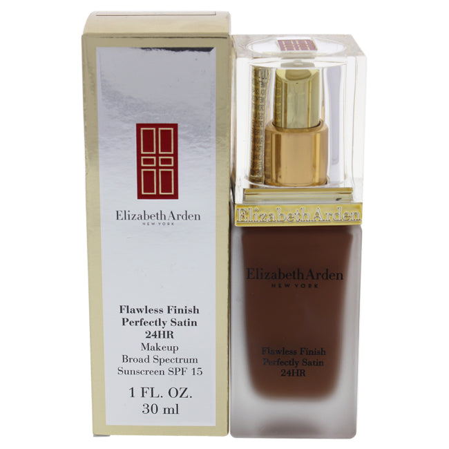 Elizabeth Arden Flawless Finish Perfectly Satin 24HR Makeup SPF 15 - 17 Cocoa by Elizabeth Arden for Women - 1 oz Foundation