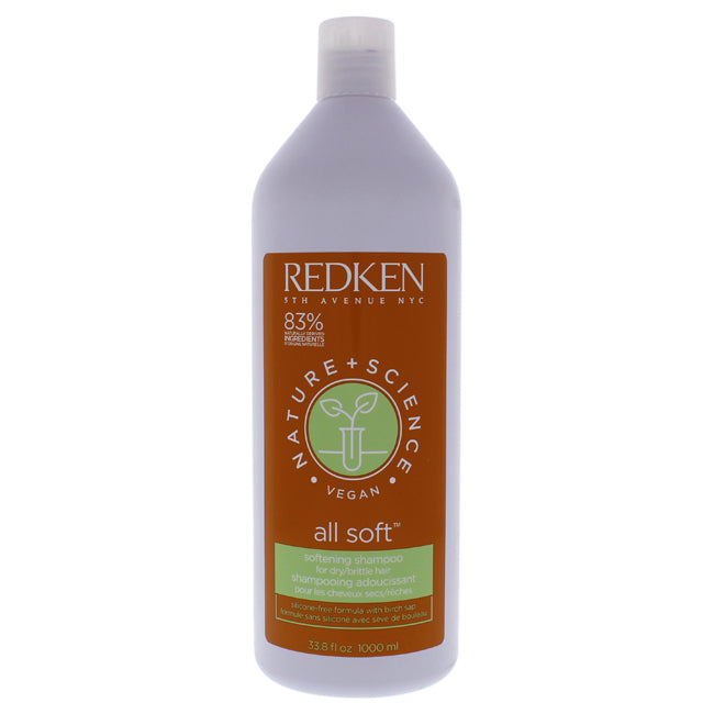 Redken Nature Plus Science All Soft Shampoo by Redken for Unisex - 33.8 oz Shampoo