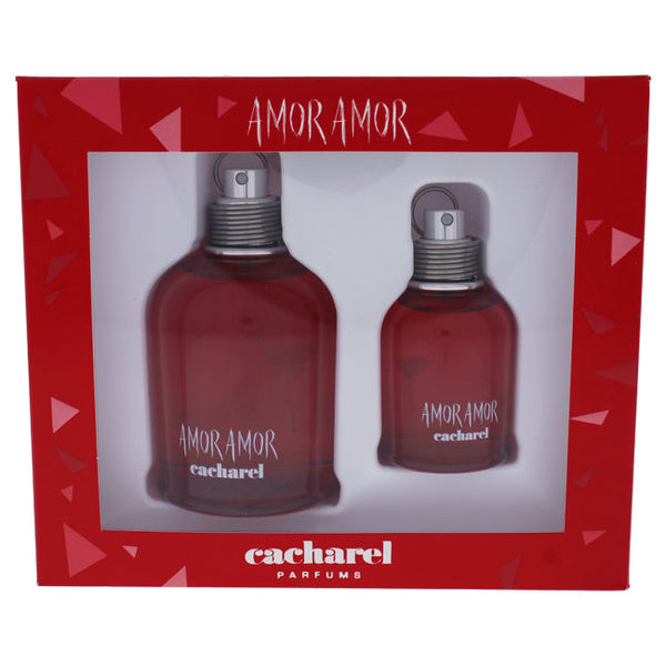 Cacharel Amor Amor by Cacharel for Women - 2 Pc Gift Set 3.4oz EDT Spray, 1oz EDT Spray