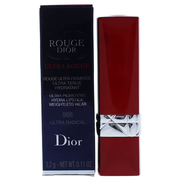Christian Dior Rouge Dior Ultra Rouge Lipstick - 986 Ultra Radical by Christian Dior for Women - 0.11 oz Lipstick