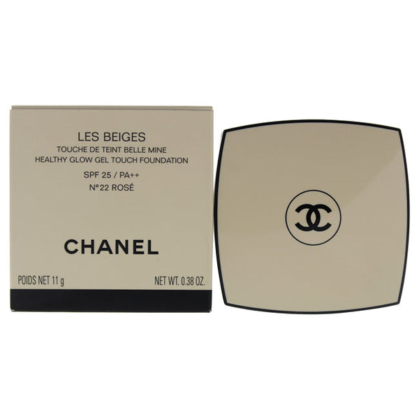 Chanel Les Beiges Healthy Glow Gel Touch Foundation SPF 25 - # 22 Rose by Chanel for Women - 0.38 oz Foundation