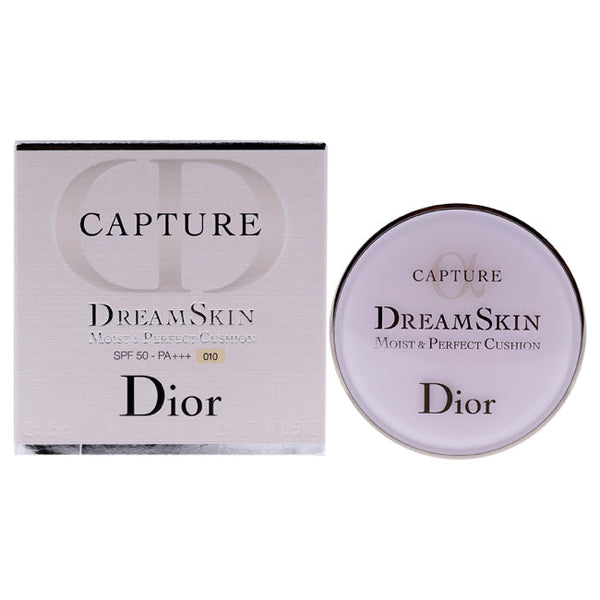 Christian Dior Capture Dreamskin Moist and Perfect Cushion SPF 50 - 010 Ivory by Christian Dior for Women - 2 x 0.5 oz Foundation