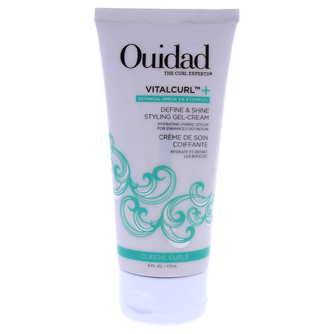 Ouidad VitalCurl Plus Define and Shine Styling Gel-Cream by Ouidad for Unisex - 6 oz Cream