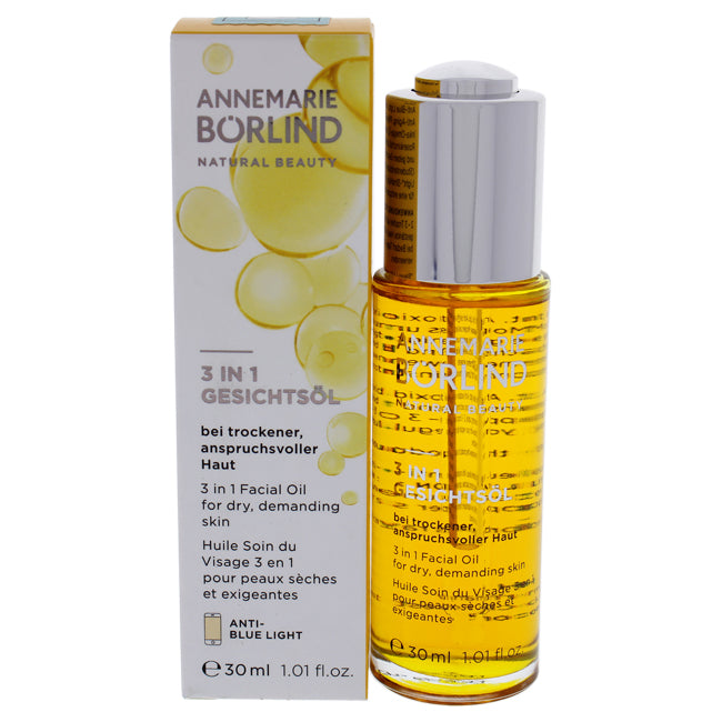 Annemarie Borlind 3-In-1 Facial Oil by Annemarie Borlind for Unisex - 1.01 oz Oil