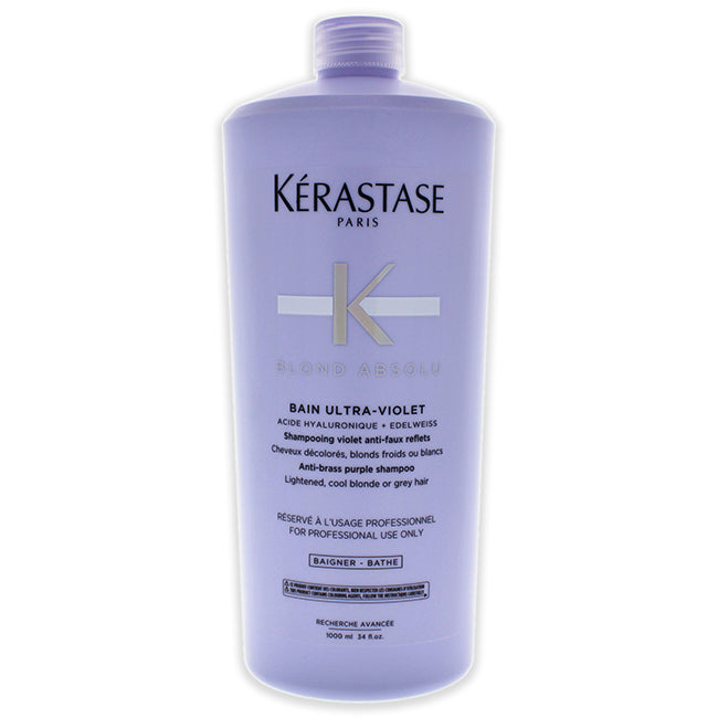 Kerastase Blonde Absolu Bain Ultra Violet Shampoo by Kerastase for Unisex - 33.8 oz Shampoo