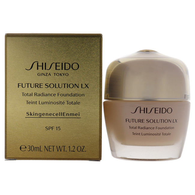 Shiseido Future Solution LX Total Radiance Foundation SPF 15 - 3 Golden by Shiseido for Women - 1.2 oz Foundation