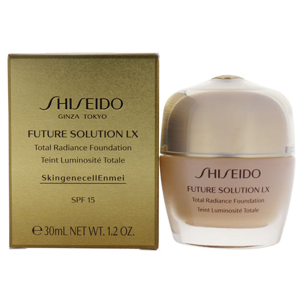 Shiseido Future Solution LX Total Radiance Foundation SPF 15 - 4 Golden by Shiseido for Women - 1.2 oz Foundation