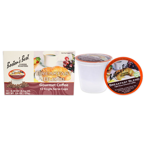 Bostons Best Breakfast Blend Gourmet Coffee by Bostons Best for Unisex - 12 Cups Coffee