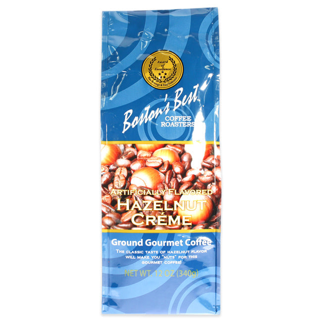 Bostons Best Hazelnut Creme Ground Gourmet Coffee by Bostons Best for Unisex - 12 oz Coffee