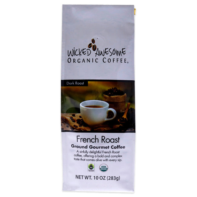 Bostons Best Wicked Awesome Organic French Roast Ground Gourmet Coffee by Bostons Best - 10 oz Coffee