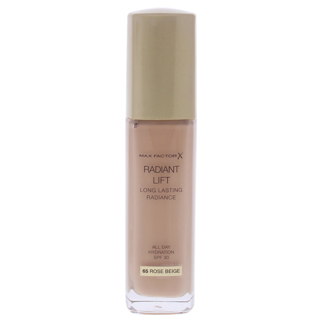 Max Factor Radiant Lift Foundation SPF 30 - 65 Rose Beige by Max Factor for Women - 1 oz Foundation