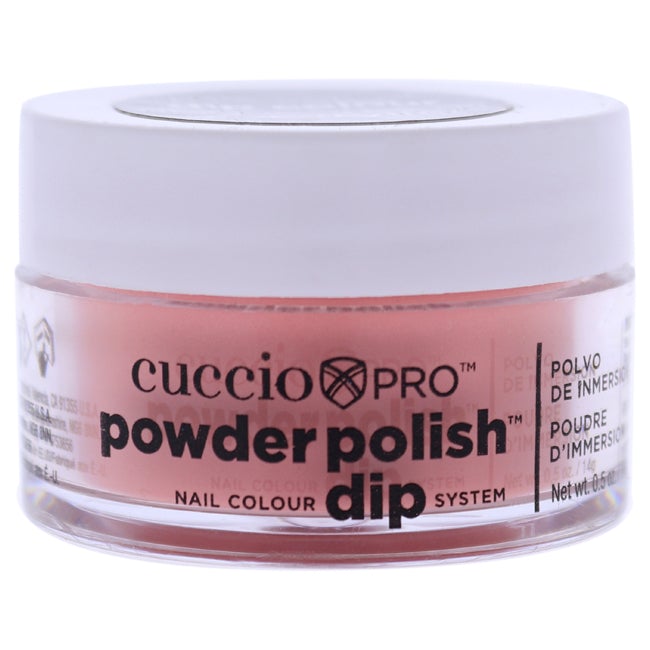 Cuccio Pro Powder Polish Nail Colour Dip System - Peach by Cuccio for Women - 0.5 oz Nail Powder