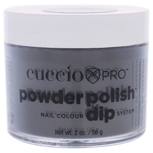 Cuccio Pro Powder Polish Nail Colour Dip System - Midnight Black by Cuccio for Women - 1.6 oz Nail Powder