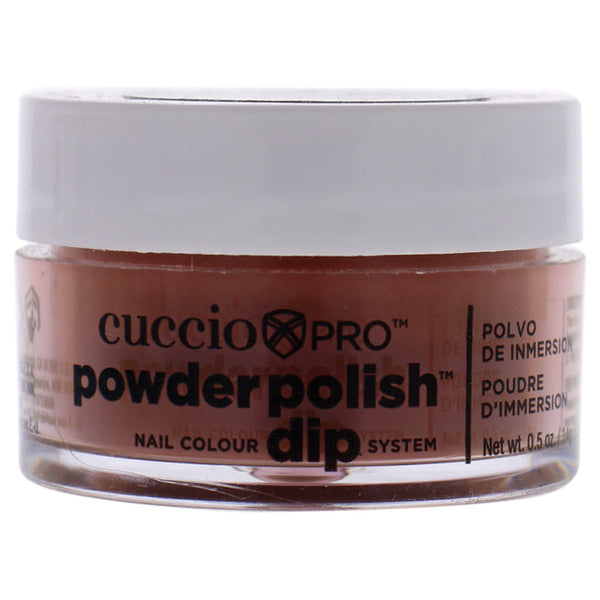 Cuccio Pro Powder Polish Nail Colour Dip System - Brick Orange by Cuccio for Women - 0.5 oz Nail Powder