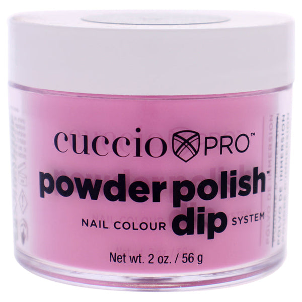 Cuccio Pro Powder Polish Nail Colour Dip System - Bright Pink by Cuccio for Women - 1.6 oz Nail Powder