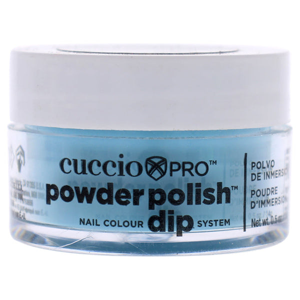 Cuccio Pro Powder Polish Nail Colour Dip System - Caribbean Sky Blue by Cuccio for Women - 0.5 oz Nail Powder