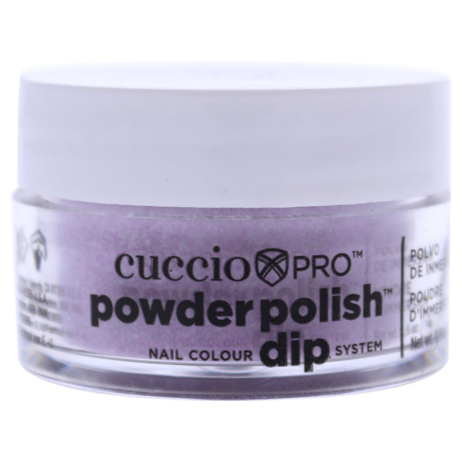 Cuccio Pro Powder Polish Nail Colour Dip System - Fuchsia Pink Glitter by Cuccio for Women - 0.5 oz Nail Powder