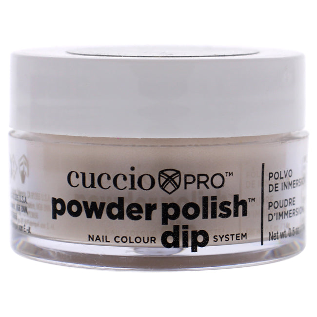 Cuccio Pro Powder Polish Nail Colour Dip System - Iridescent Cream by Cuccio for Women - 0.5 oz Nail Powder