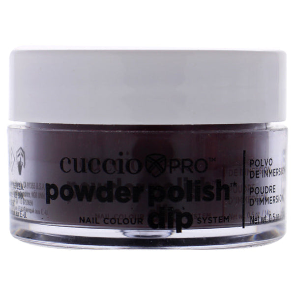 Cuccio Pro Powder Polish Nail Colour Dip System - Midnight Purple by Cuccio for Women - 0.5 oz Nail Powder