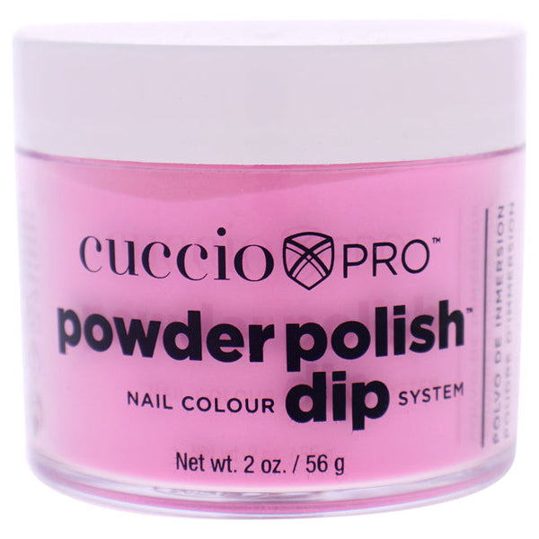 Cuccio Pro Powder Polish Nail Colour Dip System - Neon Pink by Cuccio for Women - 1.6 oz Nail Powder