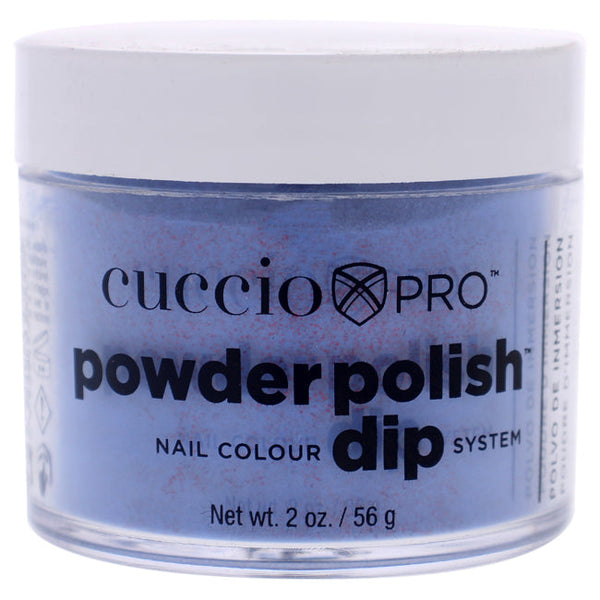 Cuccio Pro Powder Polish Nail Colour Dip System - Purple With Red Glitter by Cuccio for Women - 1.6 oz Nail Powder