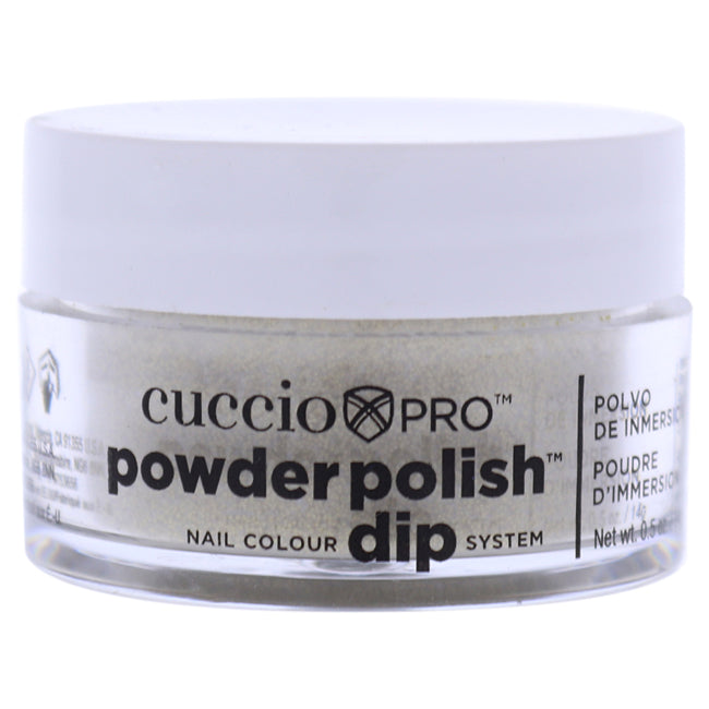 Cuccio Pro Powder Polish Nail Colour Dip System - Rich Gold Glitter by Cuccio for Women - 0.5 oz Nail Powder