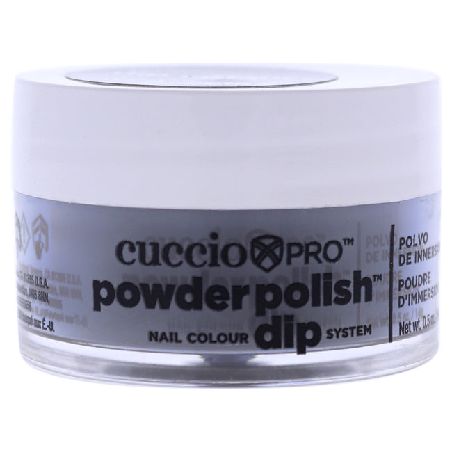 Cuccio Pro Powder Polish Nail Colour Dip System - Noir Black by Cuccio for Women - 0.5 oz Nail Powder