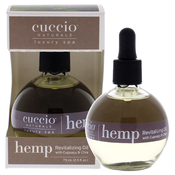 Cuccio Naturale Hemp Revitalizing Oil by Cuccio Naturale for Unisex - 2.5 oz Oil