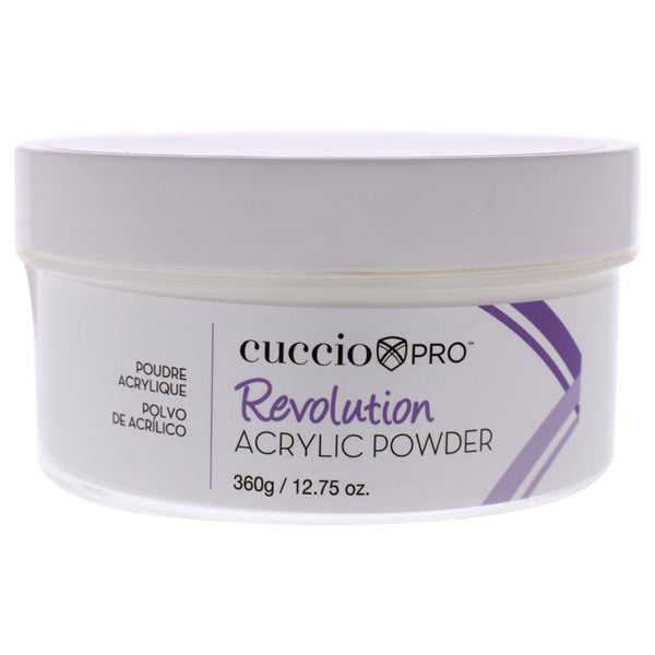 Cuccio Pro Acrylic Powder - White by Cuccio Pro for Women - 12.75 oz Acrylic Powder