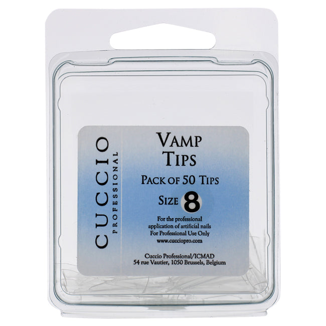 Cuccio Pro Vamp Tips - 8 by Cuccio Pro for Women - 50 Pc Acrylic Nails