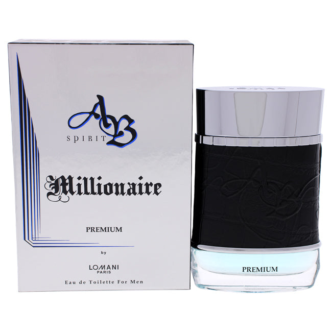 Lomani Ab Spirit Millionaire Premium by Lomani for Men - 3.4 oz EDT Spray