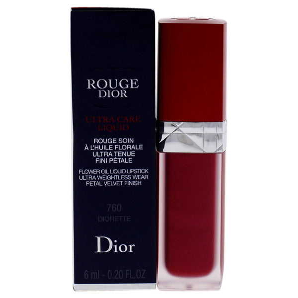 Christian Dior Rouge Dior Ultra Care Liquid Lipstick - 760 Diorette by Christian Dior for Women - 0.20 oz Lipstick