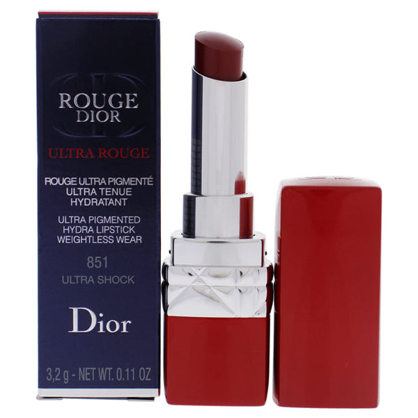 Christian Dior Rouge Dior Ultra Rouge Lipstick - 851 Ultra Shock by Christian Dior for Women - 0.11 oz Lipstick