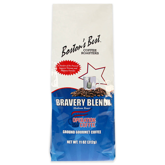 Bostons Best Bravery Blend Ground Gourmet Coffee by Bostons Best for Unisex - 11 oz Coffee