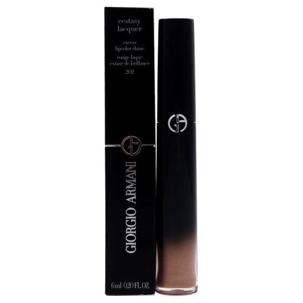 Giorgio Armani Ecstasy Lacquer Excess Lipcolor Shine - 202 Nude Night by Giorgio Armani for Women - 0.2 oz Lip Gloss