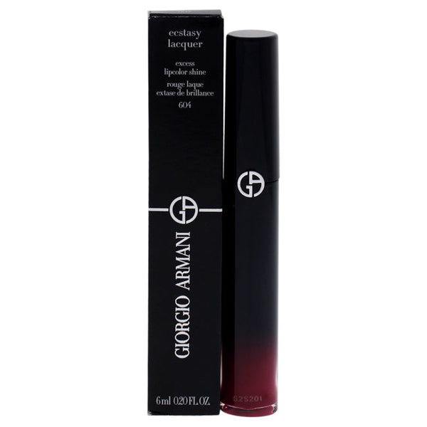 Giorgio Armani Ecstasy Lacquer Excess Lipcolor Shine - 604 Nightfall by Giorgio Armani for Women - 0.2 oz Lip Gloss
