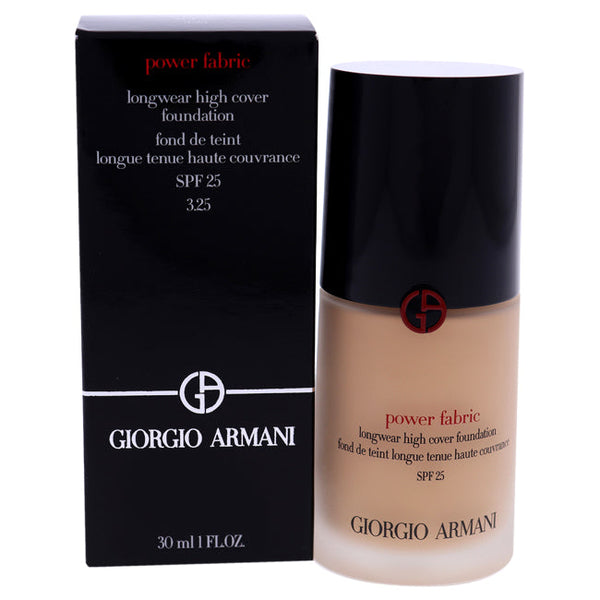 Giorgio Armani Power Fabric Longwear High Cover Foundation SPF 25 - 3.25 by Giorgio Armani for Women - 1 oz Foundation