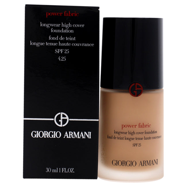 Giorgio Armani Power Fabric Longwear High Cover Foundation SPF 25 - 4.25 by Giorgio Armani for Women - 1 oz Foundation