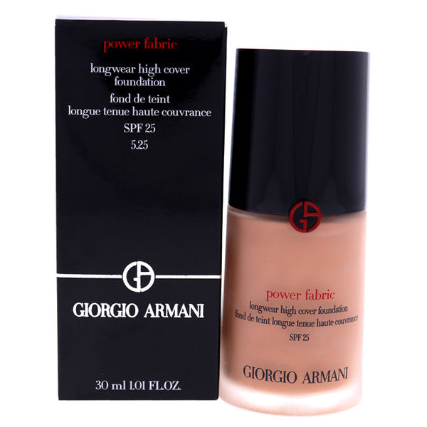 Giorgio Armani Power Fabric Longwear High Cover Foundation SPF 25 - 5.25 by Giorgio Armani for Women - 1 oz Foundation