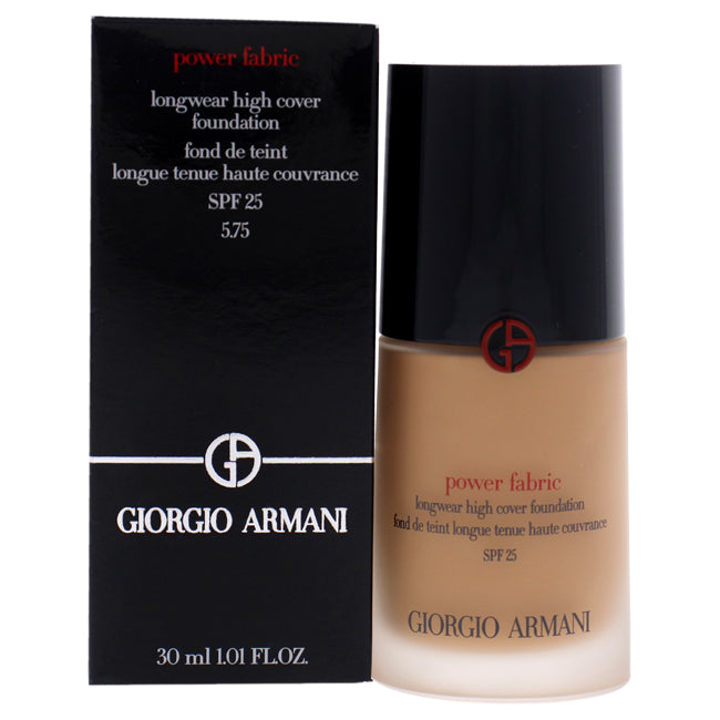 Giorgio Armani Power Fabric Longwear High Cover Foundation SPF 25 - 5.75 by Giorgio Armani for Women - 1 oz Foundation