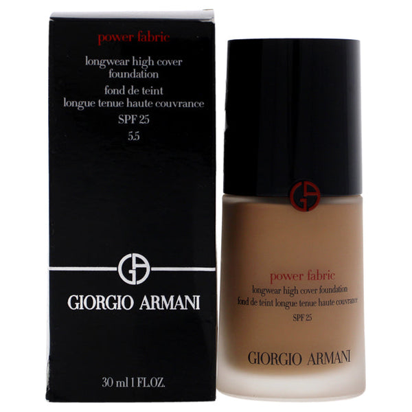 Giorgio Armani Power Fabric Longwear High Cover Foundation SPF 25 - 5.5 by Giorgio Armani for Women - 1 oz Foundation
