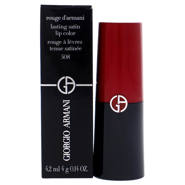 Giorgio Armani Rouge DArmani Lasting Satin Lipcolor - 508 Rose Alexandrie by Giorgio Armani for Women - 0.14 oz Lipstick