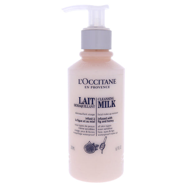LOccitane Cleansing Milk Facial Make-Up Remover by LOccitane for Unisex - 6.7 oz Cleanser