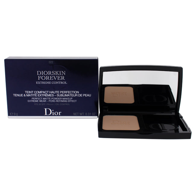 Christian Dior Diorskin Forever Extreme Control Matte Powder Makeup SPF 20 - 022 Cameo by Christian Dior for Women - 0.31 oz Foundation