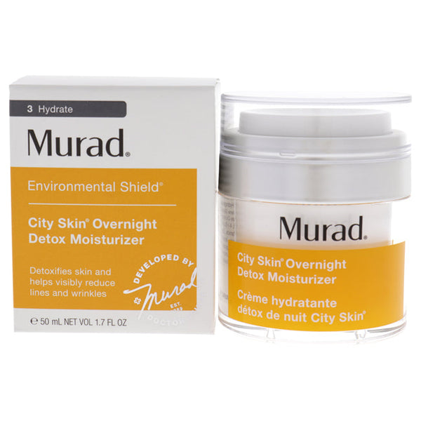 Murad City Skin Overnight Detox Moisturizer by Murad for Unisex - 1.7 oz Moisturizer