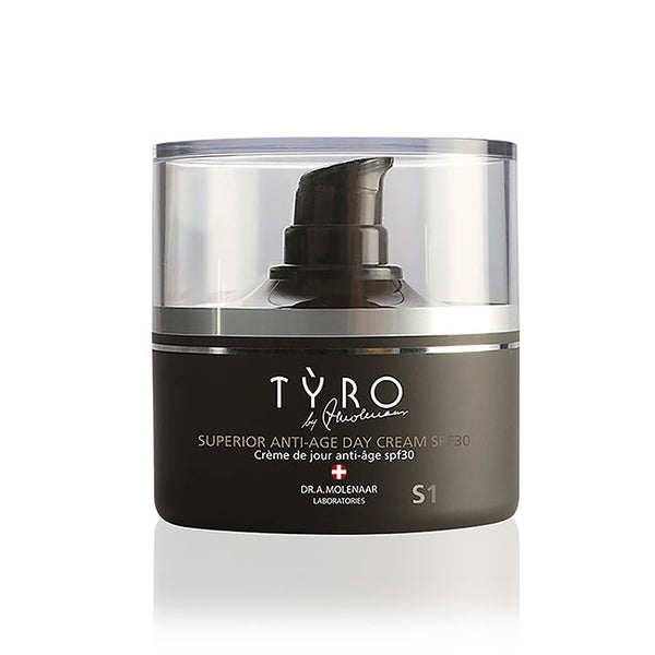 Tyro Superior Anti-Age Day Cream SPF 30 by Tyro for Unisex - 1.69 oz Cream